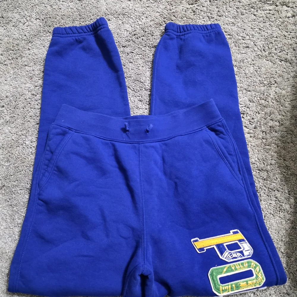 Polo by Ralph Lauren Kids Multicolor Logo Blue Joggers